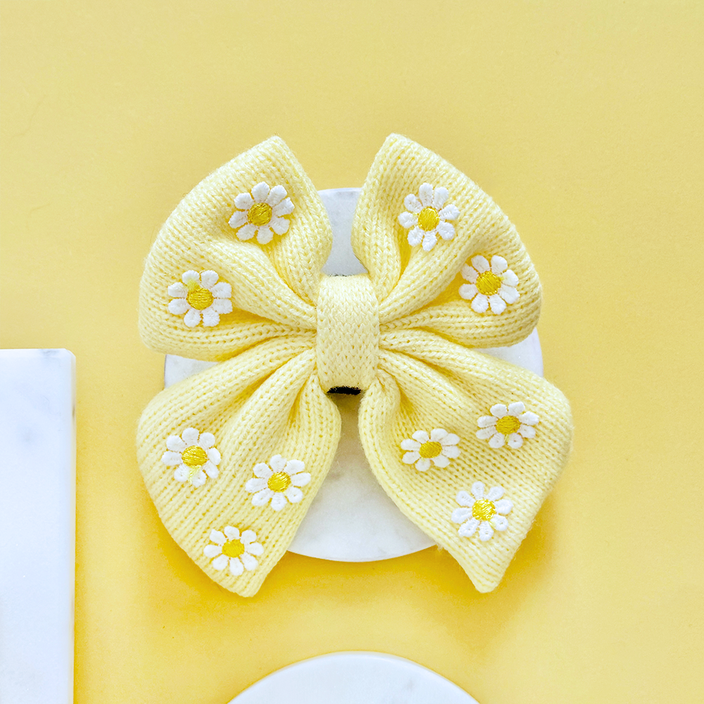 Nœud Papillon Marin Bouton-d'Or Chiot