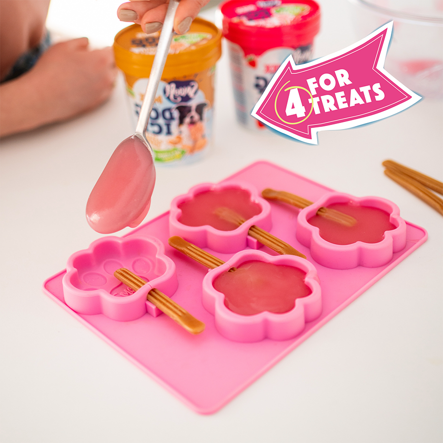 Moule moyen en silicone pour glace à chien