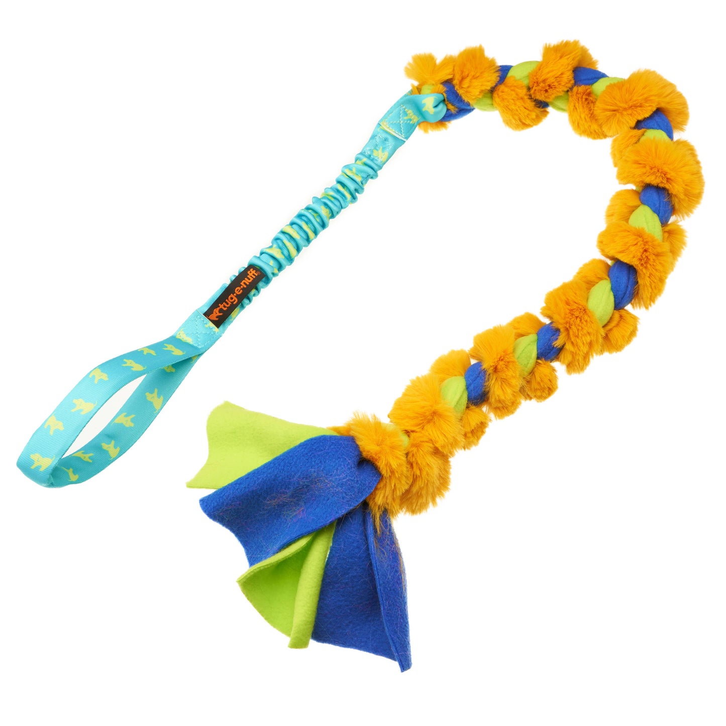 The Big Twizzler | Jouet de remorquage robuste pour chien | Bungee | Tug-E-Nuff