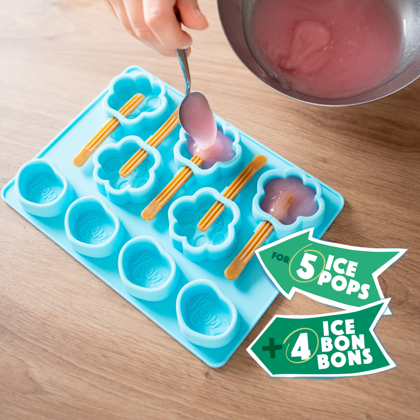 Moule en silicone extra petit pour glace de chien