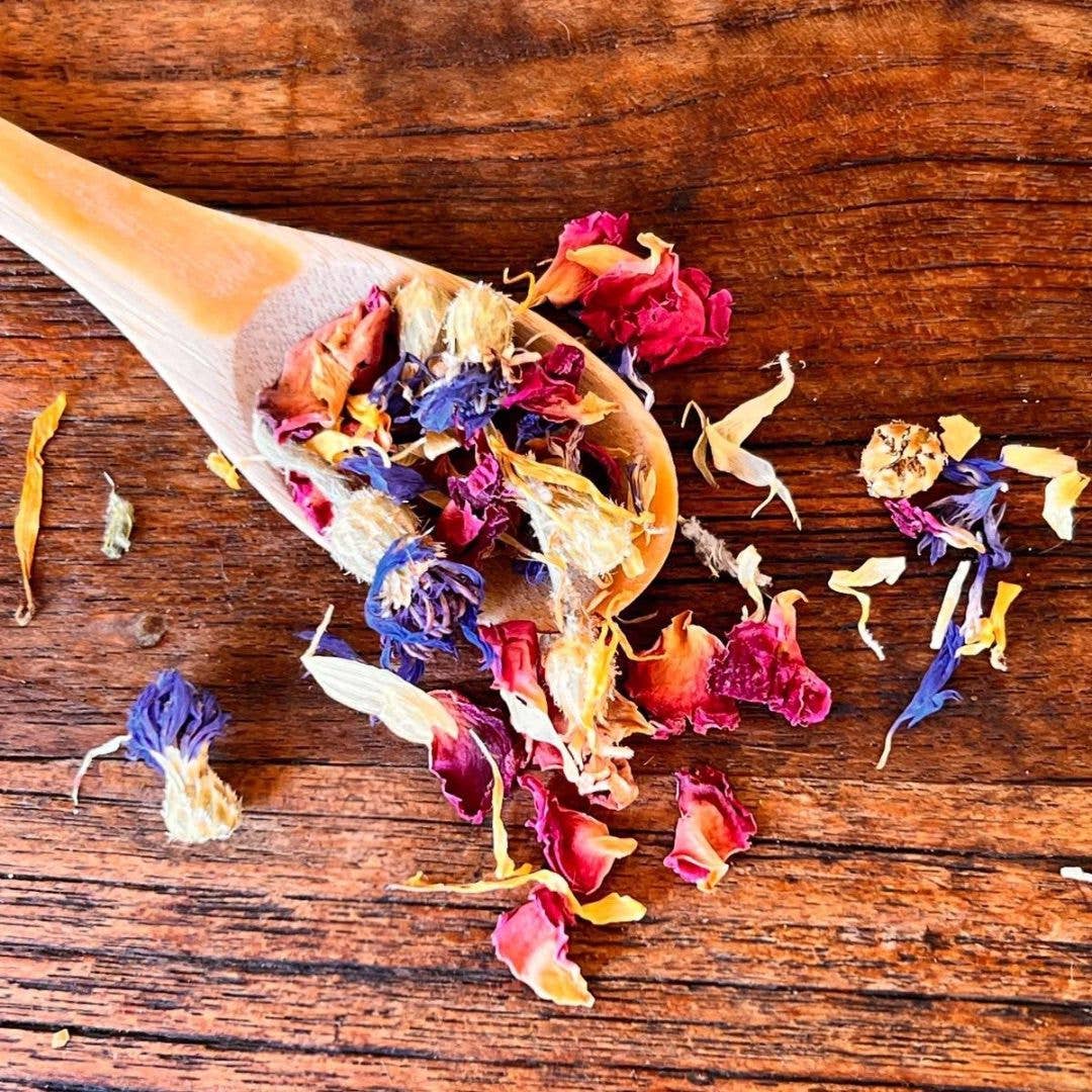 Fleur-Puissance - Garniture de Repas Séchée à l'Air