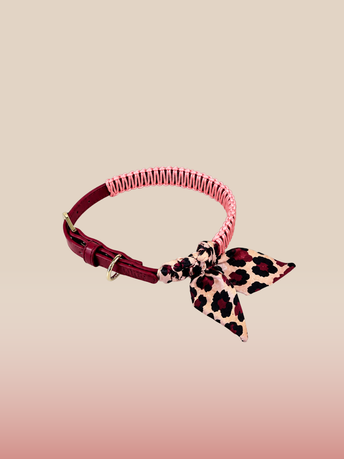 Collier-bandana Cherry en simili cuir