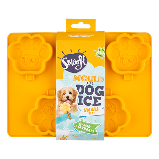 Petit moule en silicone pour glaçons en forme de patte de chien