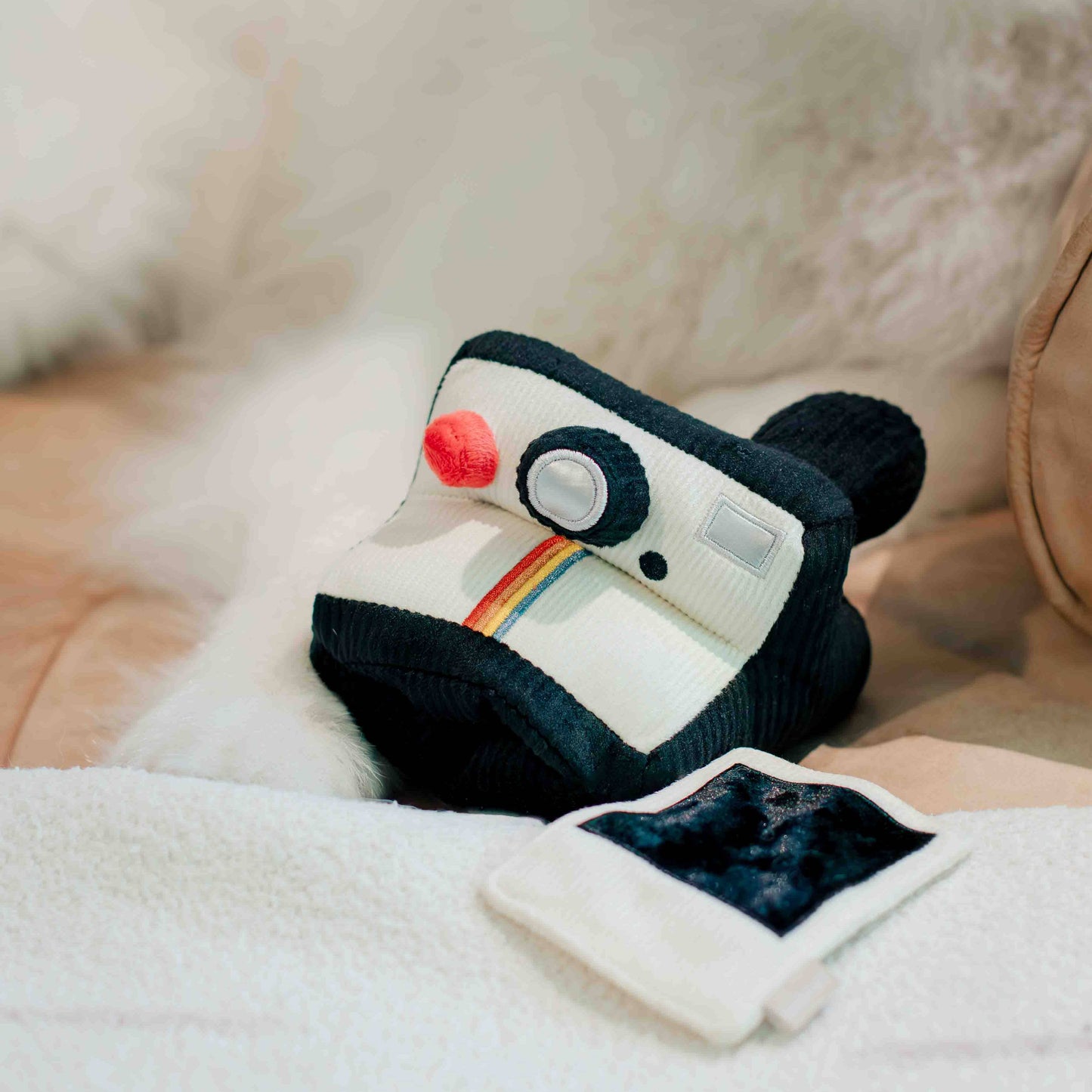 Peluche APPAREIL PHOTO INSTANTANÉ