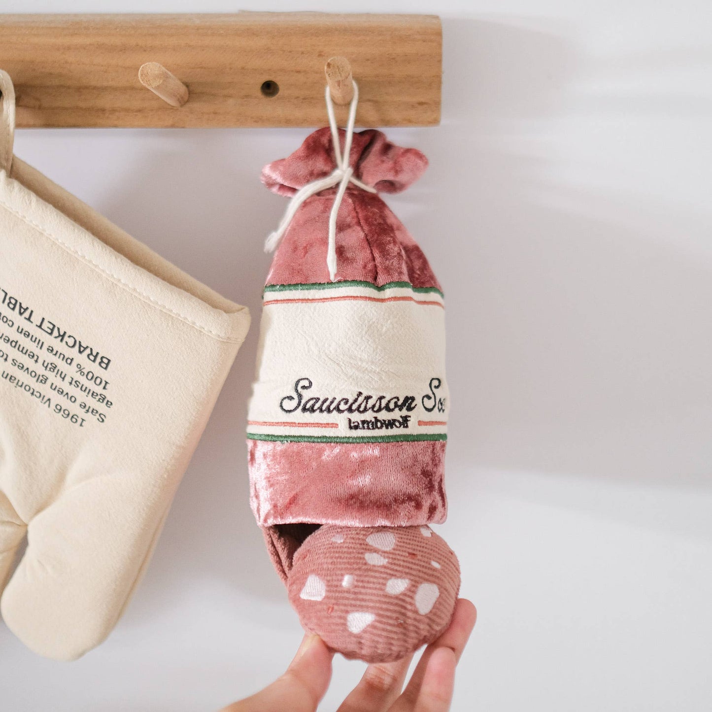 Peluche SAUCISSON SEC