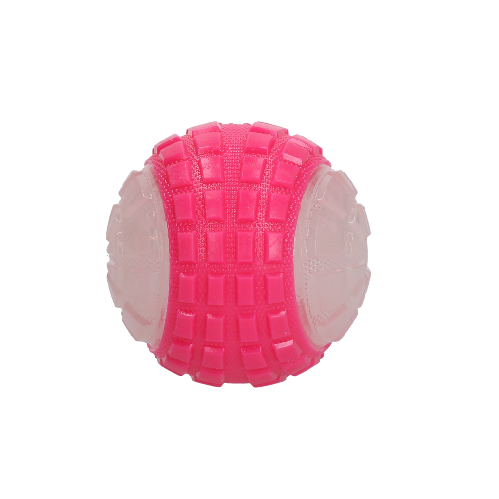 Dog Comets Lune Lumineuse dans le Noir Rose