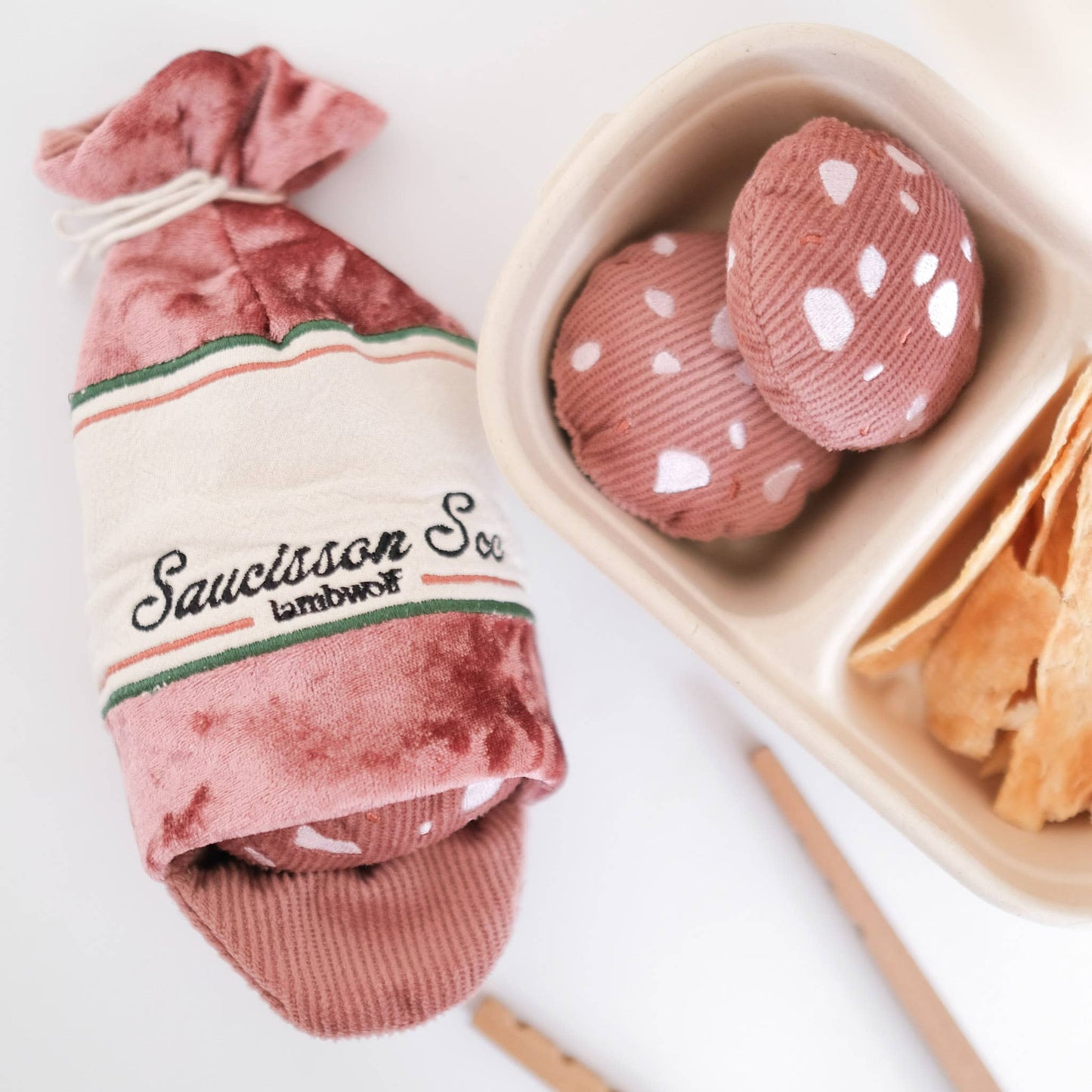 Peluche SAUCISSON SEC