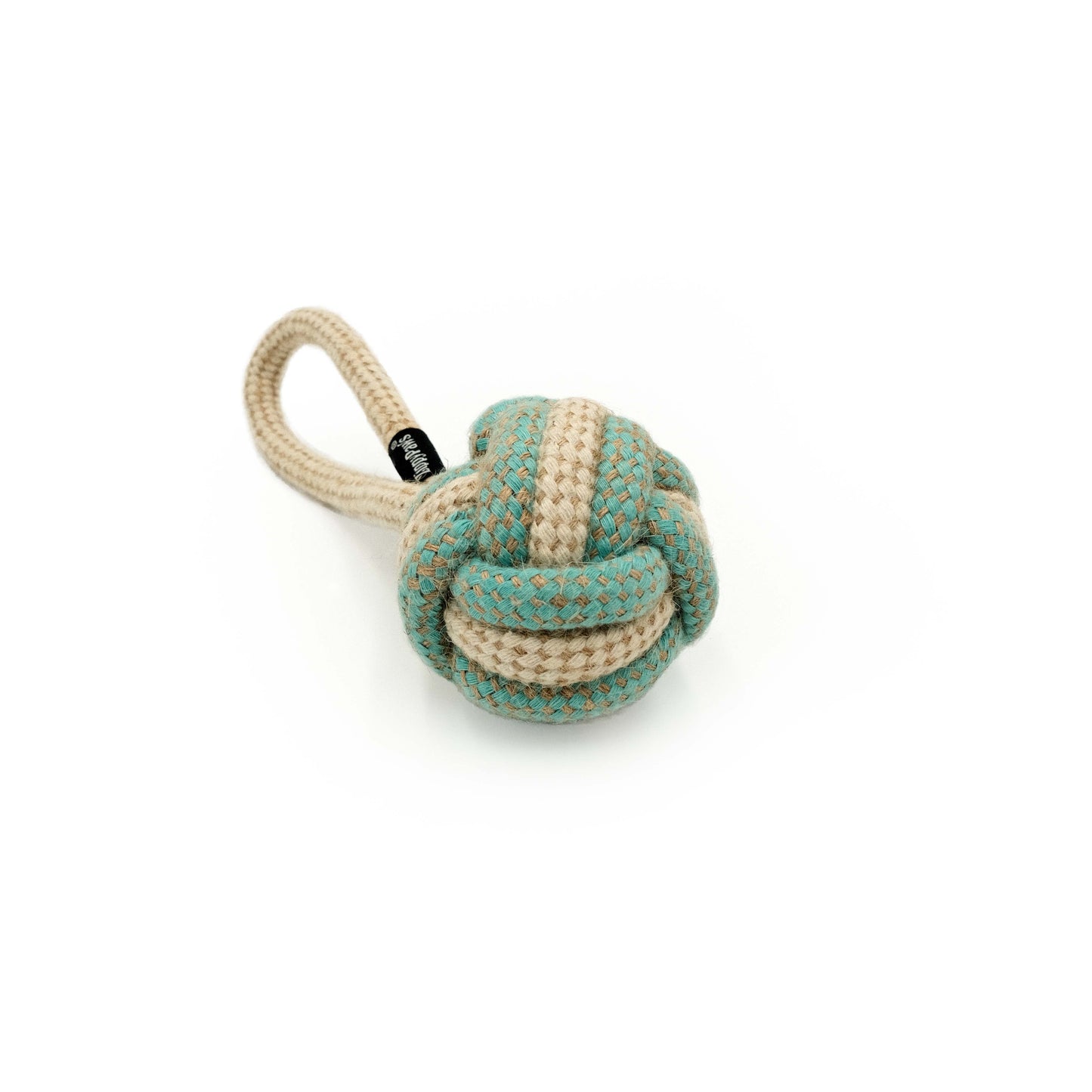 Balle en coton et jute EcoZippy - Jouet pour chien