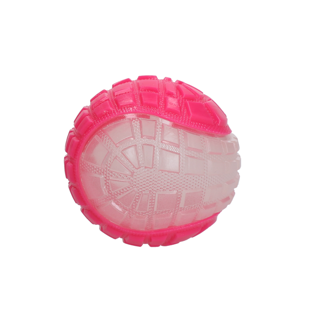 Dog Comets Lune Lumineuse dans le Noir Rose