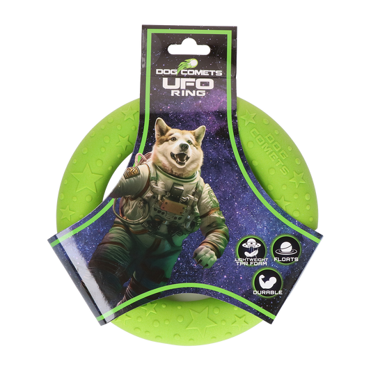 Chien Comètes OVNI Anneau Vert