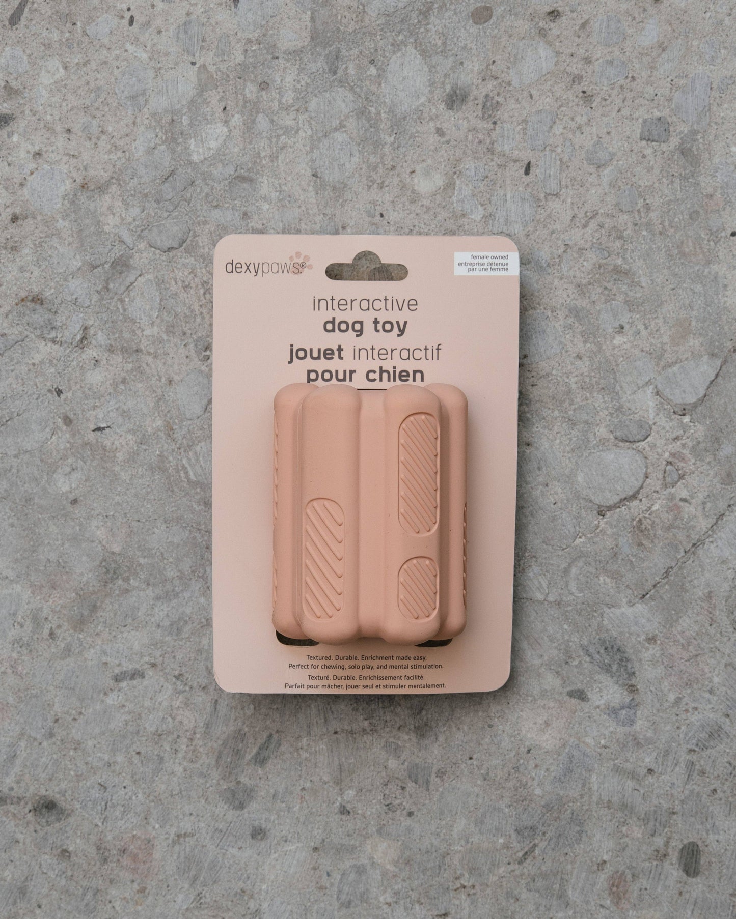 Jouet de dentition rose blush