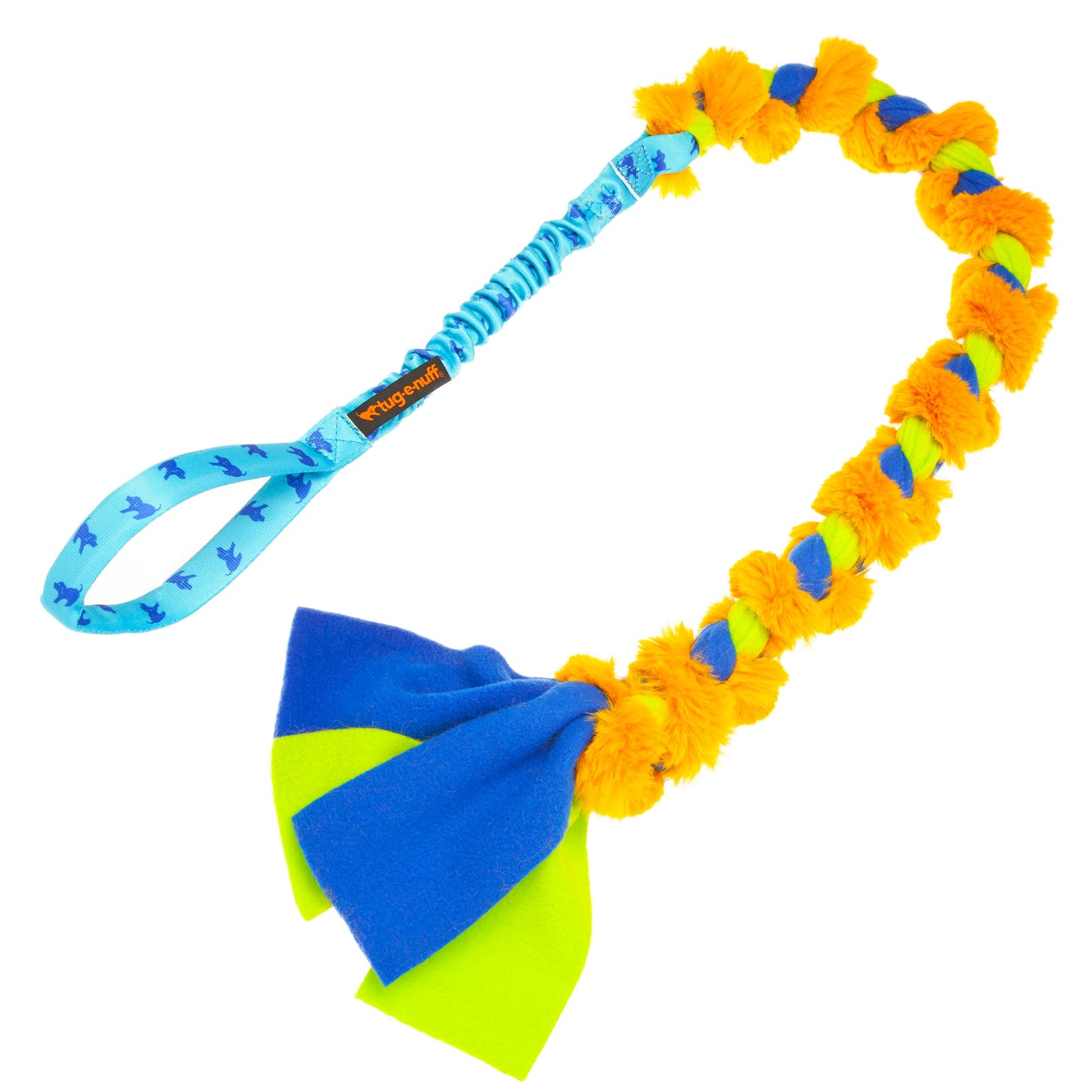 The Big Twizzler | Jouet de remorquage robuste pour chien | Bungee | Tug-E-Nuff