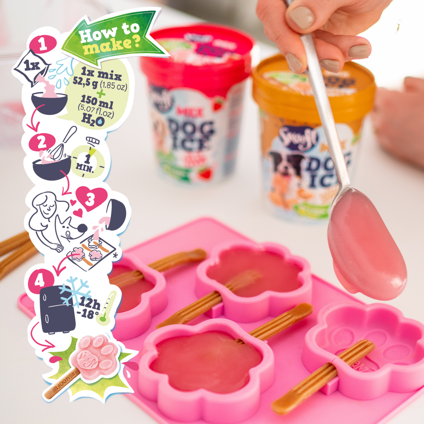 Kit de démarrage moyen pour glace à chien