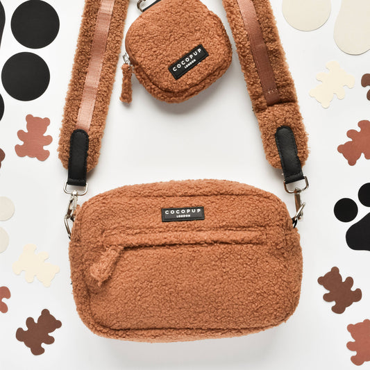 Ensemble Sac de promenade + sangle + pochette frifri pour chien - Teddy Paddington