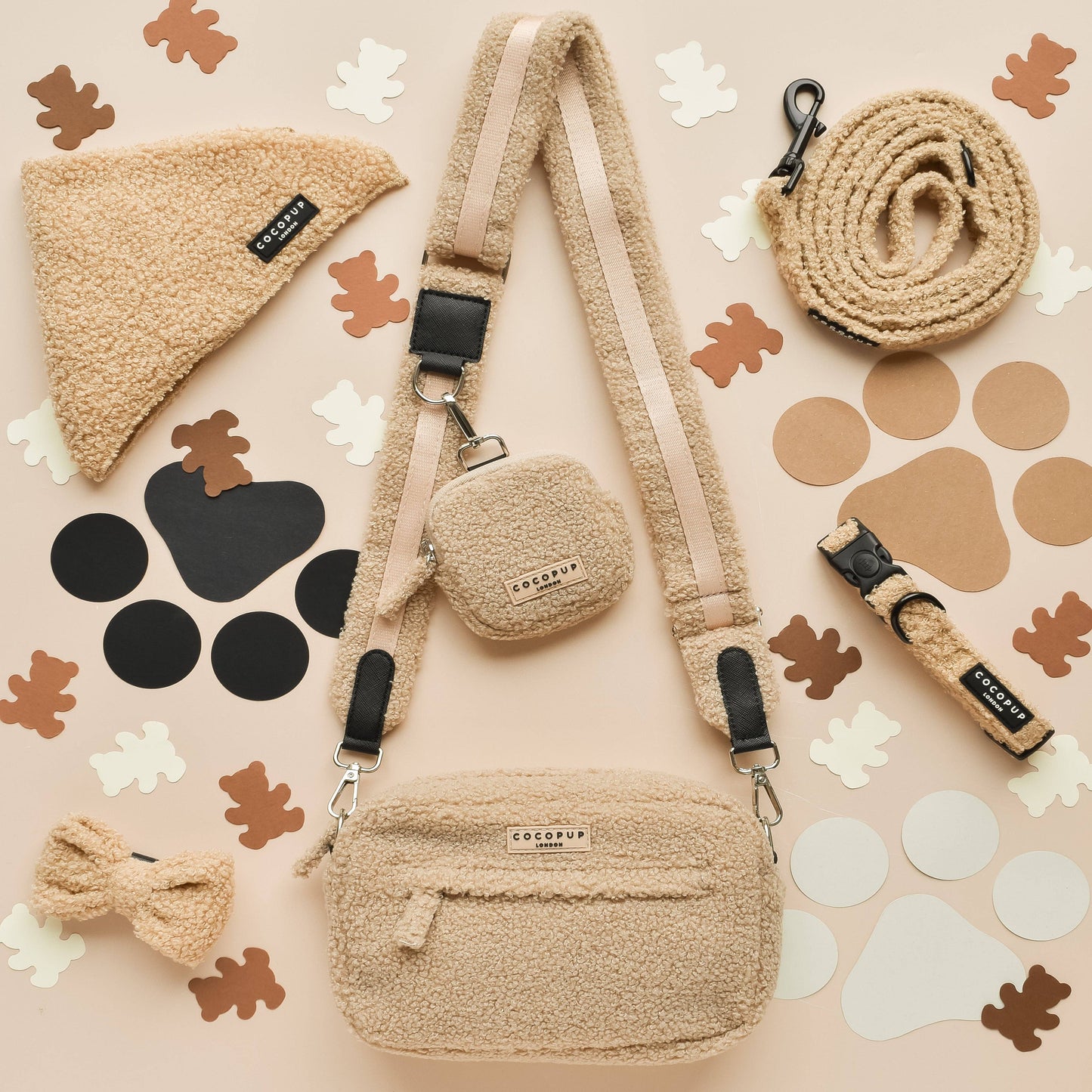 Ensemble Sac de promenade + anse + pochette frifri - Teddy Rupert