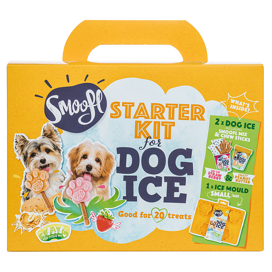Kit de démarrage petit format pour glace pour chien