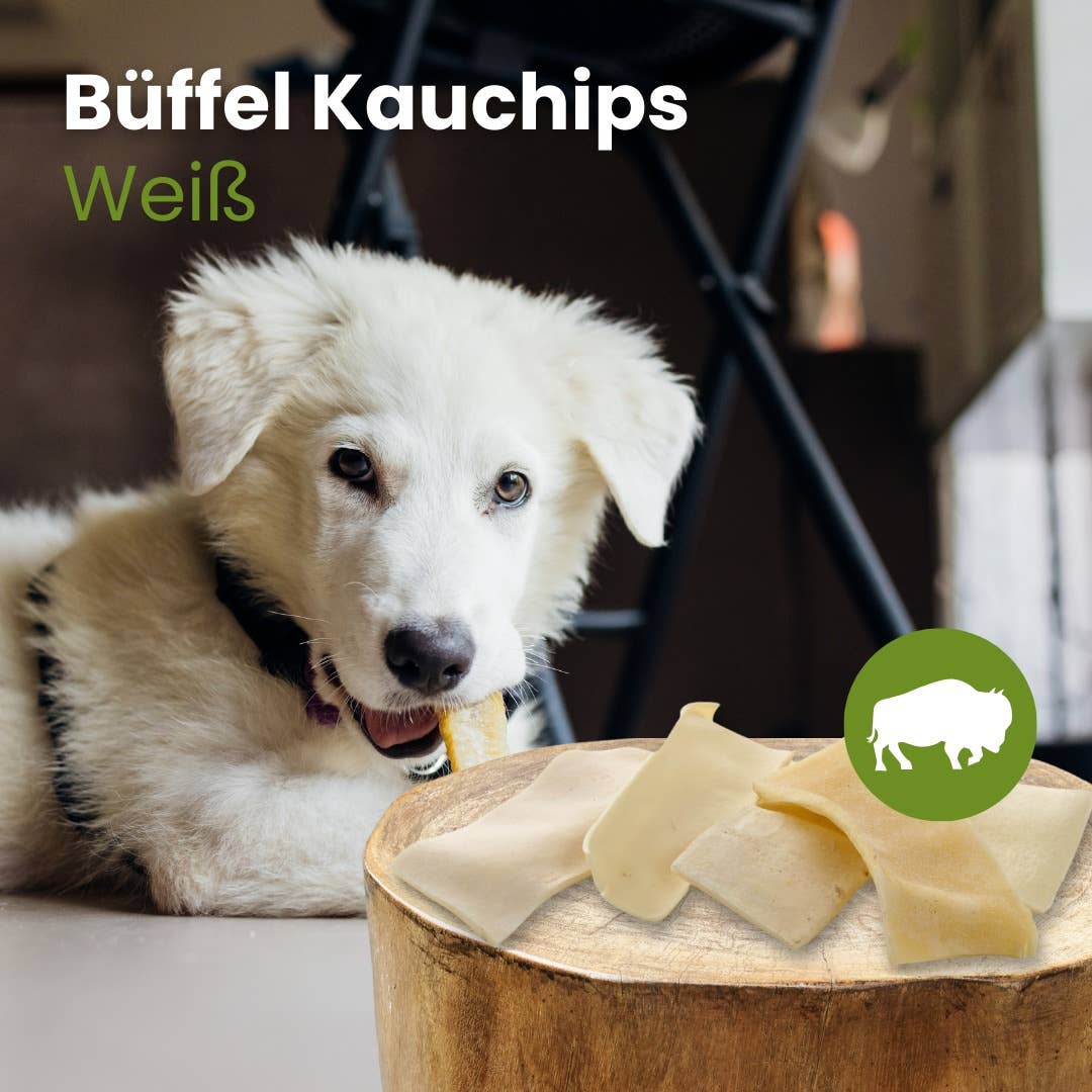 Chips à mâcher au buffle, blanc